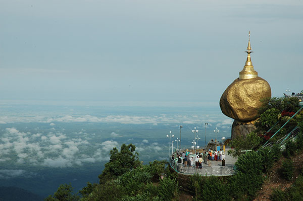 Visit Golden Rock Pagoda in Myanmar
